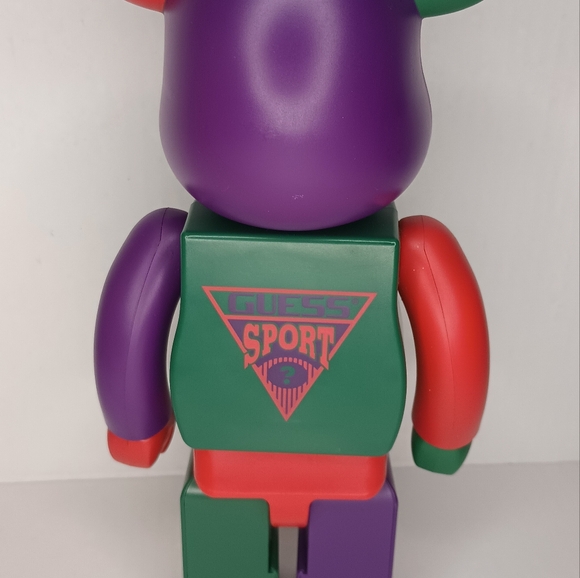 BE@RBRICK 100% & 400%  Guess Sport Logo Medicom toy bearbrick from Japan - Picture 4 of 16
